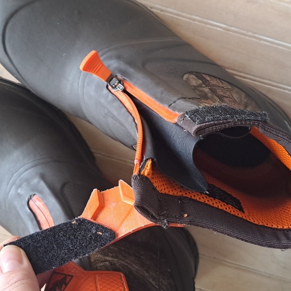 Muck Boot Men's Mossy Oak Breakup Country Apex Mid Zip Ankle Waterproof Boots - Picture 7 of 14